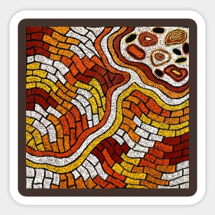 Australian Aboriginal Art Sticker